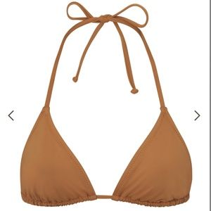 SKIMS Swim triangle bikini top - Almond